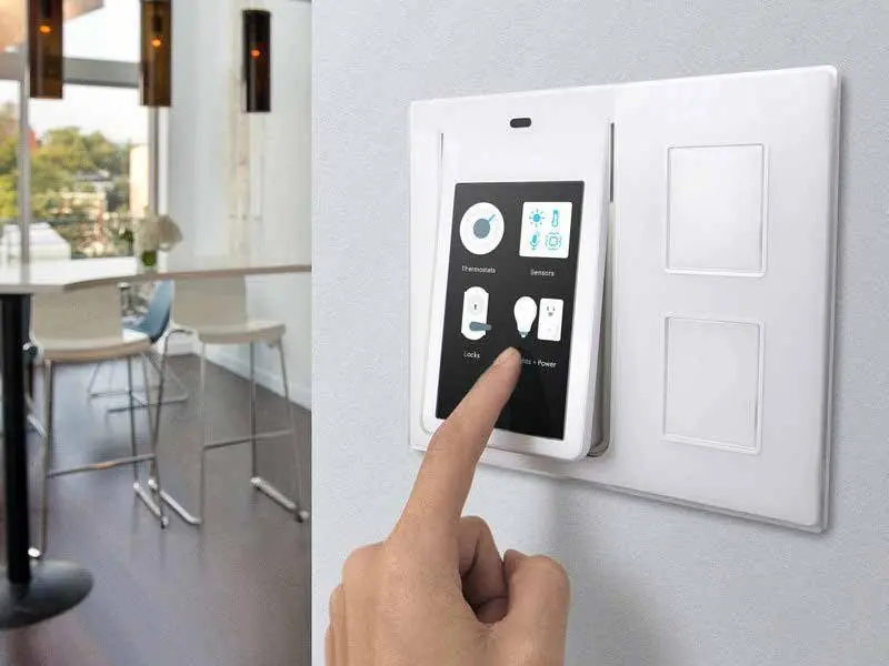Wall-mounted smart home control panel