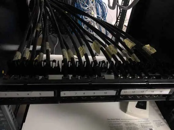 Office network cabling